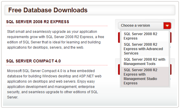 sql server 2008 r2 express download